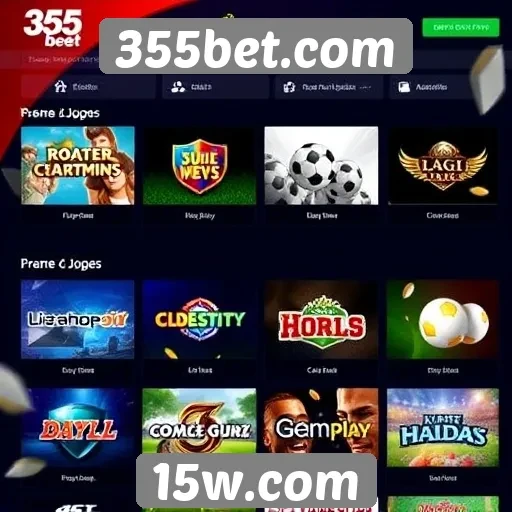 Principais jogos disponíveis no 355bet